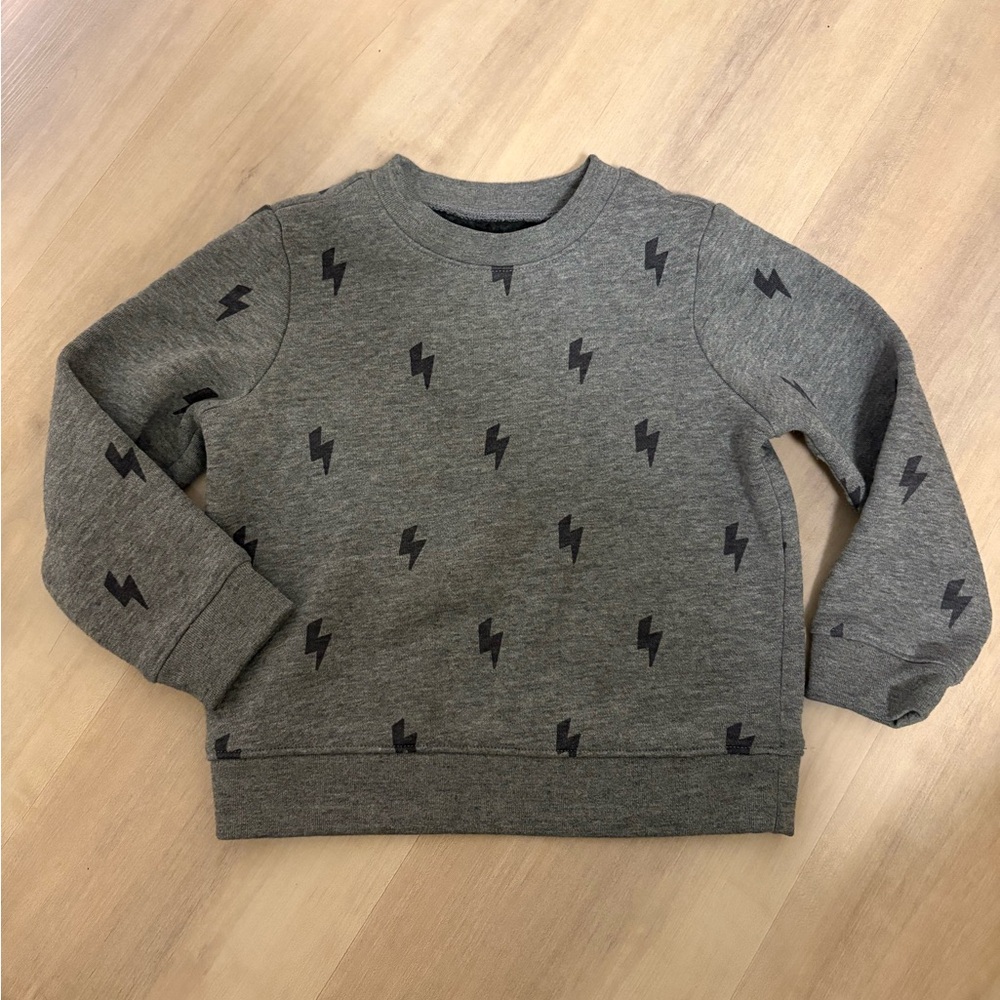 Primary Bolt Gray Crewneck sweatshirt